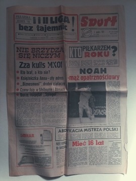 SPORT 12/1991 Piłkarska Jesień 1991 6 str.