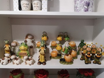 Figurki ceramiczne zestaw 21szt