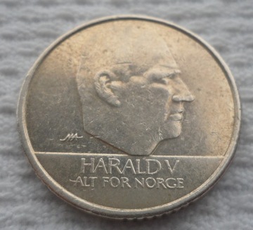 Norwegia Król Harald V NOK 10 koron 1995