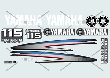 Naklejka na silnik zaburtowy YAMAHA 115