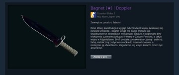 Bagnet Doppler CS GO PROSTO Z FABRYKI !!! 