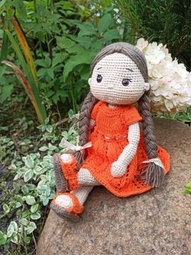 Amigurumi Lalka Angelika na szydełku HAND MADE