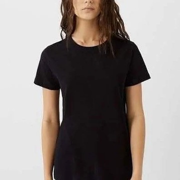 Nowy T-shirt damski stradivarius M czarny