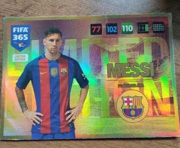 Karta limited Messi FIFA 365 Panini