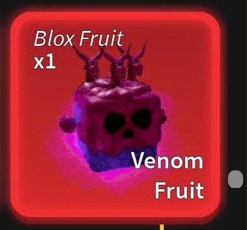 Roblox Venom Trucizna Fruit Owoc Blox Fruits Trade