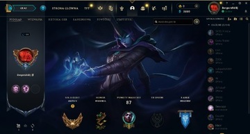 KONTO LEAGUE OF LEGENDS EUNE GOLD 1 54LVL