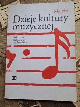 Dzieje kultury muzycznej podręcznik kl 1-3 szk śre