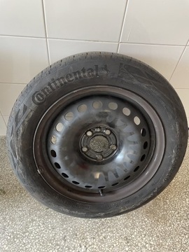 2felgi i 2opony Continental 205/55/R16 prawie nowe