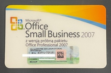 Office 2007 Small Business 2007 PL