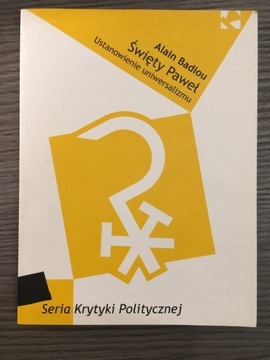 A.Badiou Święty Paweł