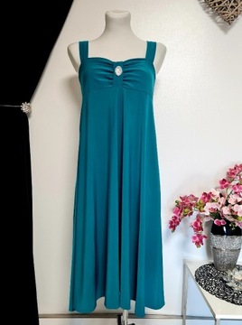 180. Długa maxi sukienka oversize L XL 40 42