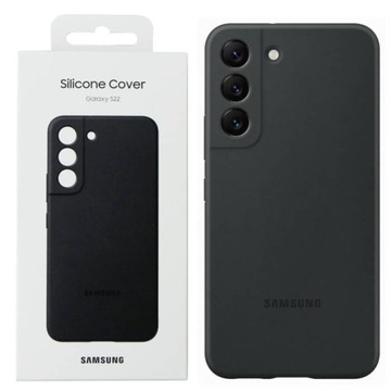 Etui Samsung Galaxy S22 Silicone czarny