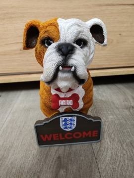 Figurka Buldog Pies Welcome England