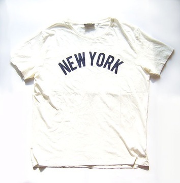xl koszulka new york, biała koszulka xl