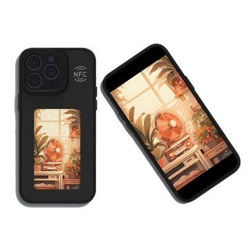 Eink Case iPhone15Pro/ProMax/Plus z Funkcją NFC