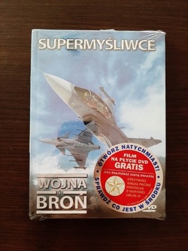 Supermyśliwce: Wojna i broń - DVD z książką NOWE