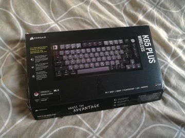 Klawiatura bezprzewodowa Corsair K65 PLUS Wireless