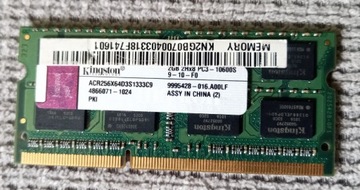 Pamięć RAM 2GB DDR3