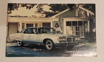 1975 GM Cadillac Buick Chevrolet Pontiac prospekt