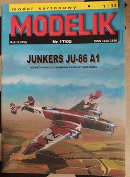 Modelik 17/05 - Junkers Ju-86 A-1