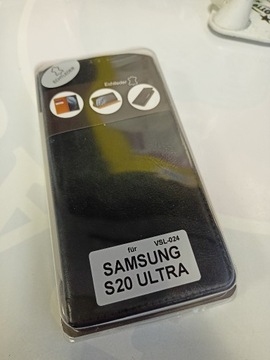 Pokrowiec Etui Samsung S20 ultra SKÓRA skórzany