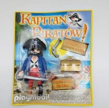 Kapitan piratów figurka playmobil