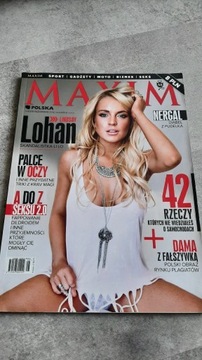 Maxim 2012 październik  Lindsay Lohan