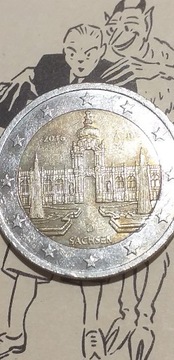 2 euro  Niemcy 2016 Saksonia