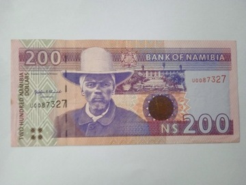 NAMIBIA 200 DOLLARS 1996 PIERWSZE WYDANIE