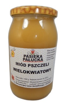 Miód wielokwiatowy 1,2 kg z rodzinnej pasieki