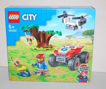 LEGO City 60300 Quad Ratowników Dzikich Zwierząt  