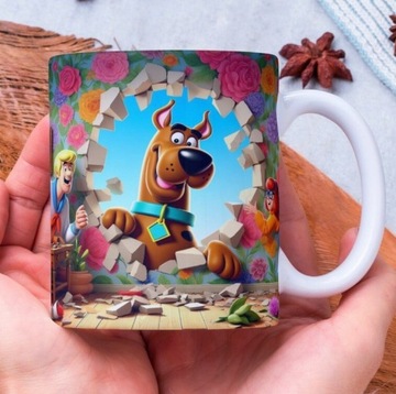 Kubek ceramiczny z nadrukiem Scooby-Doo 