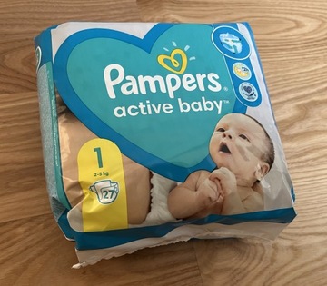 Pieluchy Pampers Active Baby Rozmiar 1 27szt.