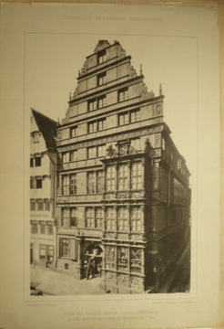 Renesansowy Limburghaus Hanower, 1880  rok