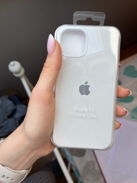 Case iPhone 13 etui silikonowe logo apple 