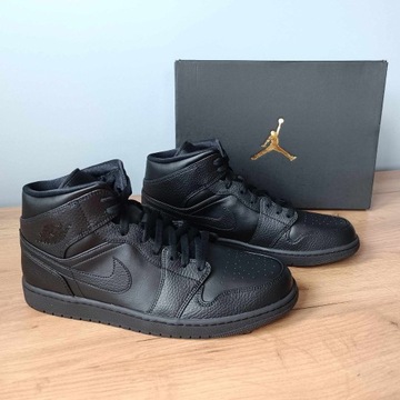 Air Jordan 1 Mid r. 47 (30,5 cm) Black/Black-Black