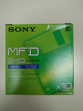 Nowe dyskietki SONY MFD 2HD 1,44MB