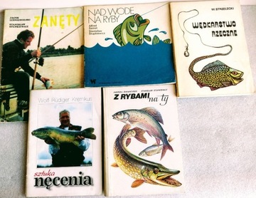 Wędkarstwo połów ryb ZESTAW 12 Książek 
