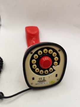 Telefon szwedzki ericofon czerwony kobra unikat zabytek Vintage antyk 