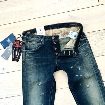Lee 125 x PRPS Daren Dark Tinted slim jeans 30/34