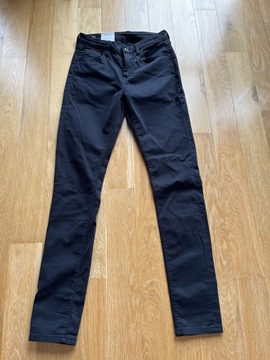 Spodnie materiałowe Pepe Jeans 26/30 skinny czarne