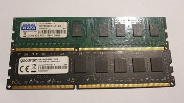 Pamięci GoodRam DDR3 16GB 2X8GB 1600MHZ 100% OK