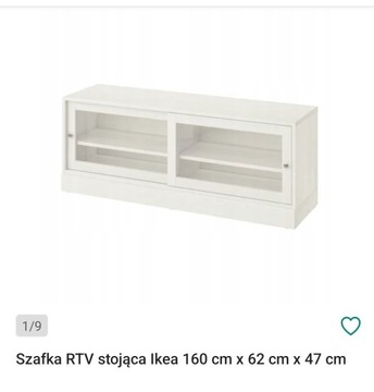 Szafka rtv ikea biała 