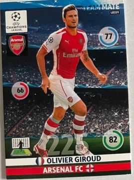 karta Olivier Giroud, Panini, UEFA, Champions Leag