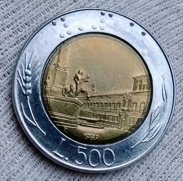 500 lirów 1989 , 100 lirów 1988