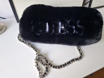 Guess Luxe mufkaUNIKAT listonoszka czarna