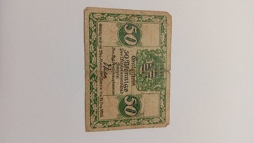50 Pfennig 1918 rok Niemcy 