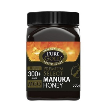 Miód Manuka 300+MGO 500g pure gold Nowa Zelandia 