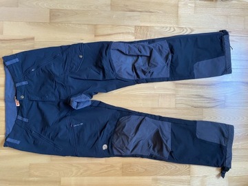 FJALLRAVEN ALV TROUSERS 50 stalowe 88-92 pas,strec