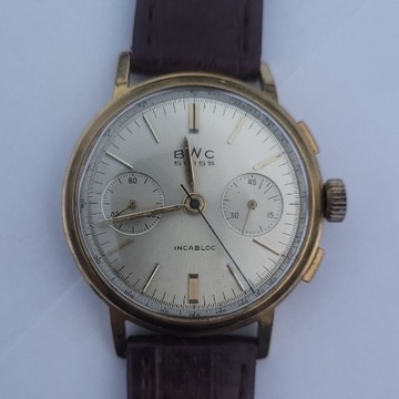 Zegarek BWC chronograph  z lat 50'